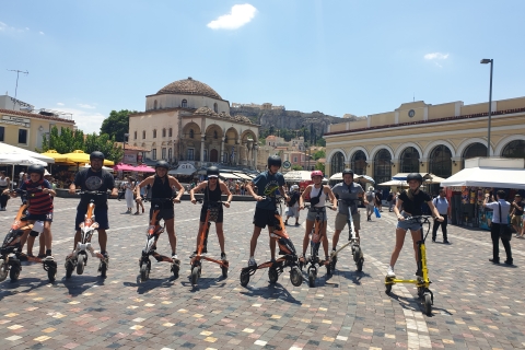 Faits saillants d'Athènes en vélo électrique Trikke