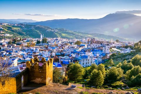 From Tangier: Chefchaouen & Akchour Waterfalls Private Tour