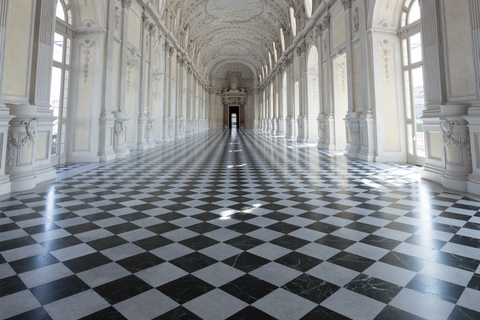 Reggia di Venaria Reale Italy - corridor perspective luxury ma