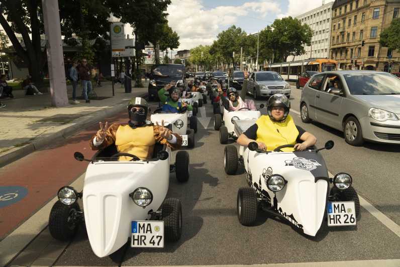 Mannheim: Guided City Tour in a Hot Rod Go-Kart with Drinks | GetYourGuide