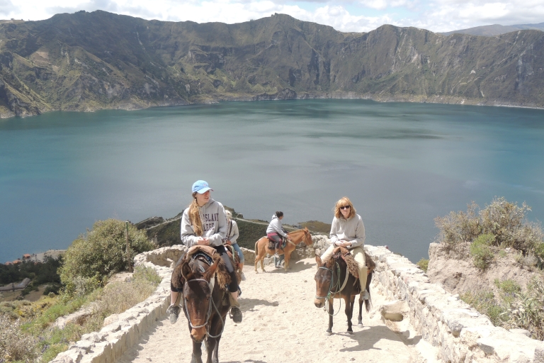 De Quito: visite privée du lac Quilotoa avec transfert et déjeuner