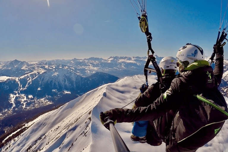 Chamonix : Vol biplace en parapenteVol en parapente en tandem au départ de Plan Praz