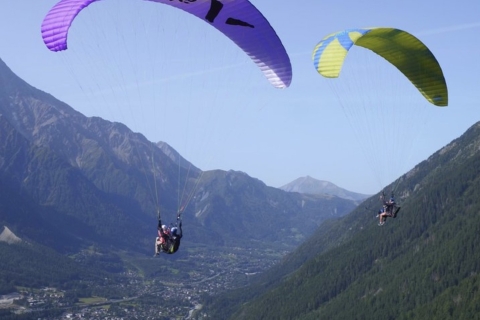 Chamonix : Vol biplace en parapenteVol en parapente en tandem au départ de Plan Praz