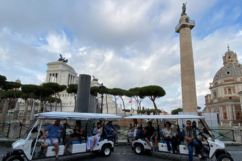Rome: 3-Hour Private Golf Cart Tour - The Major Highlights Rome: Private Customizable 3-Hour Golf Cart City Tour