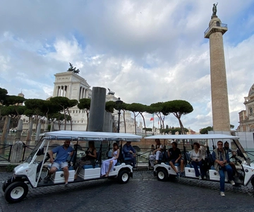 Rome: Private Customizable 3-Hour Golf Cart City Tour