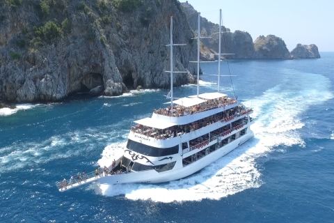Alanya: Disco Boat Tour with Foam Party and Unlimited Drinks Night Party Tour