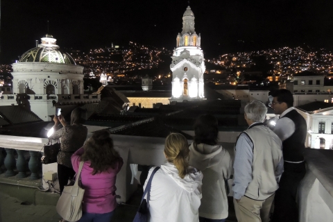 Quito: visite guidée à pied nocturne de la ville