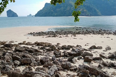 Krabi: croisière d'une journée complète avec tuba dans les sept îles avec dînerCroisière en Longtail Boat