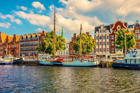 Lübeck: visite à pied autoguidée et chasse au trésor