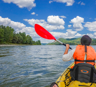 Kayak a Budapest