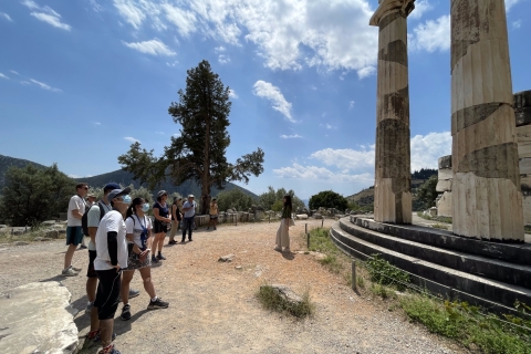 Depuis Athènes : excursion d'une journée à plusieurs arrêts à Delphes avec visite guidée