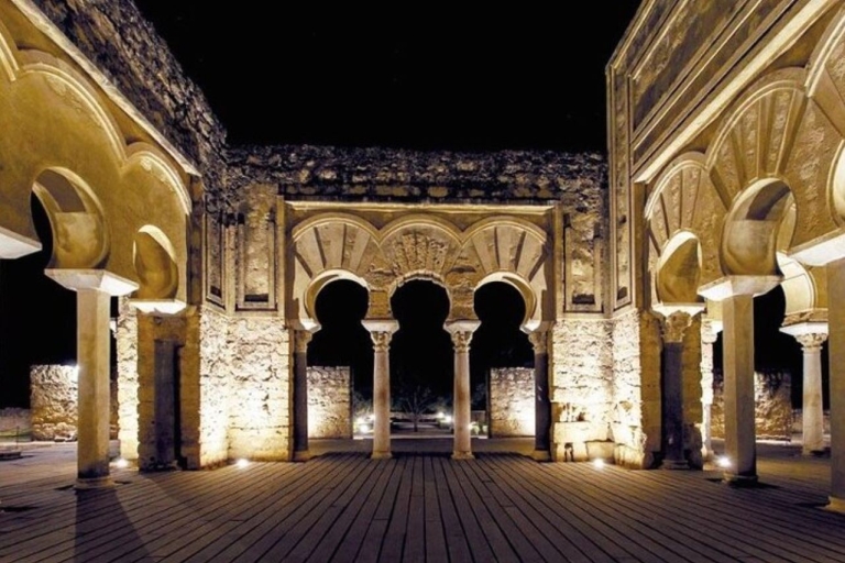 Cordoue: visite nocturne de Medina Azahara avec billet