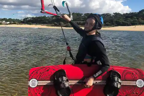Almada: Lección grupal de kitesurf