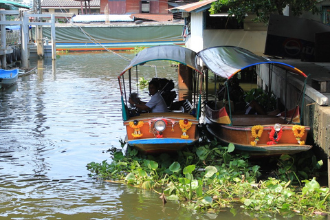 Bangkok: excursion privée en bateau Thonburi Longtail et visite de Wat Pho