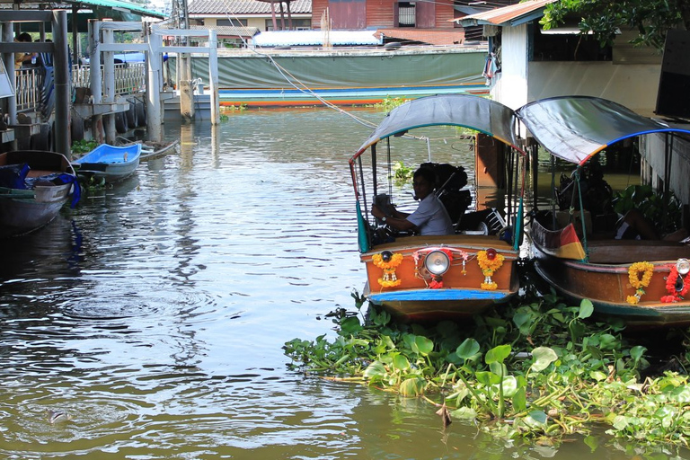 Bangkok: passeio de barco privado Thonburi Longtail e visita a Wat Pho