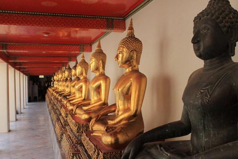 Bangkok: Prywatna wycieczka łodzią Thonburi Longtail i wizyta w Wat Pho