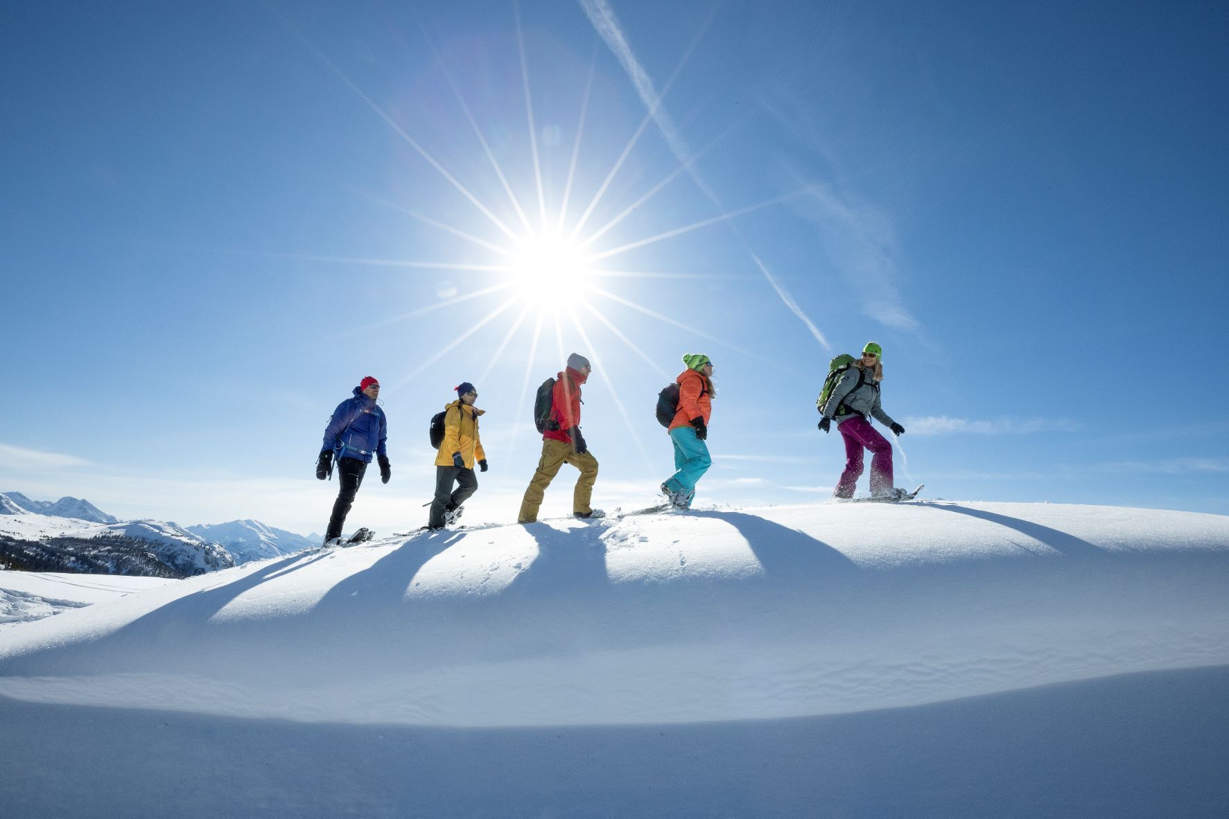 Banff National Park: Sunshine Meadows Schneeschuhwandern