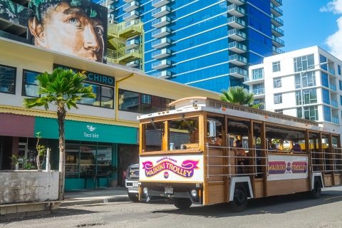 Waikiki Trolley Hop-on Hop-off 1-, 4- of 7-daagse all-line pas1-daagse pas - alle lijnen