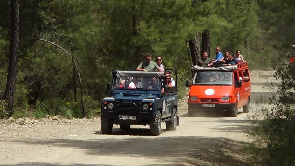 Antalya:Jeep Safari Tazı Canyon, Selge theater Adam Kayaları | GetYourGuide