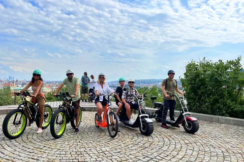 Prague: City Viewpoints Tour by Electric Fat Bike