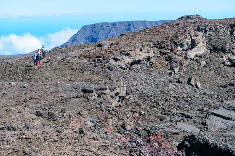 Réunion Piton de la Fournaise vulkaan off trail Hike GetYourGuide