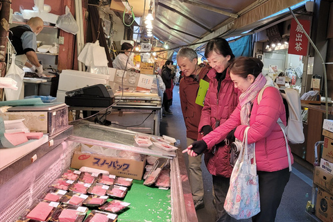 Tokio: Geführte Tour durch den Tsukiji-Markt und Sushi-Herstellung