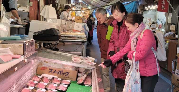 Tóquio: Visita guiada ao mercado de Tsukiji e experiência de fabricação de sushi