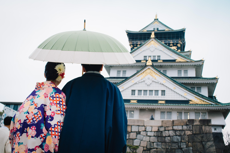 Osaka: Kimono Rental Traditional Experience at WARGOKimono/Yukata Standard Plan