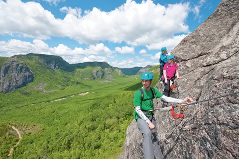 Charlevoix: Parque Nacional Grands-Jardins Via Ferrata Hike
