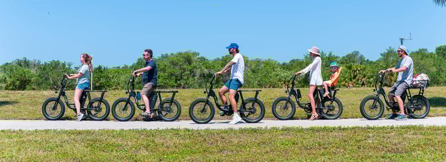 Tierra Verde : Visite guidée de la plage de Fort De Soto en E-Bike