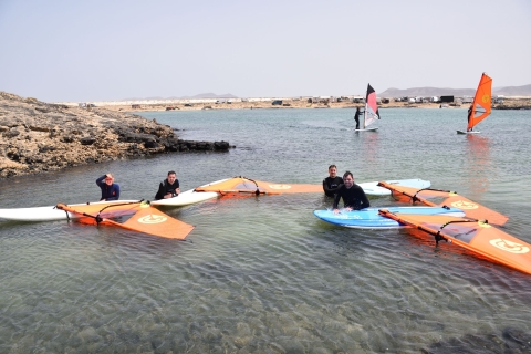 From Corralejo: Small Group Windsurfing Class in El Cotillo
