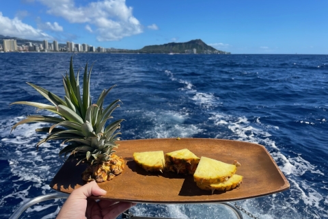 Honolulu: Wycieczka łodzią z rurką do kanionu żółwi i przekąskami