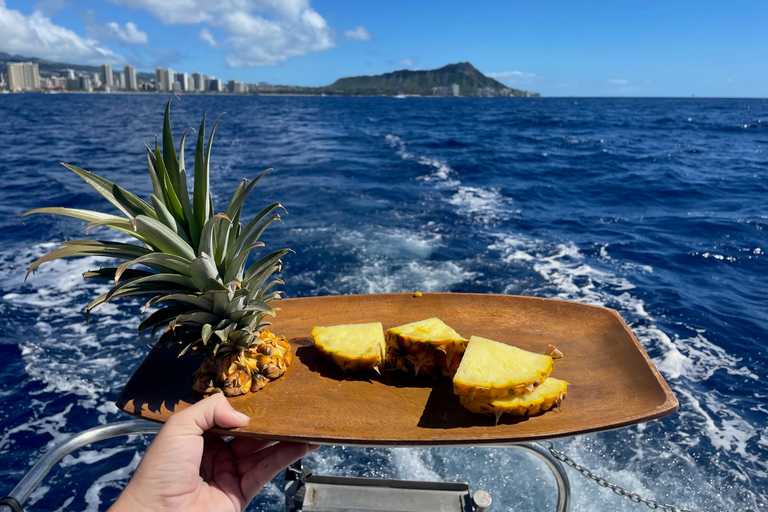 Honolulu: Schildkrötenschlucht Schnorchel-Bootsfahrt mit Snacks