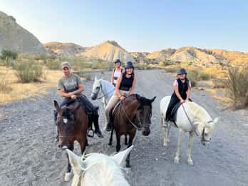 Almeria: Tabernas Wüstenausritt für erfahrene Reiter