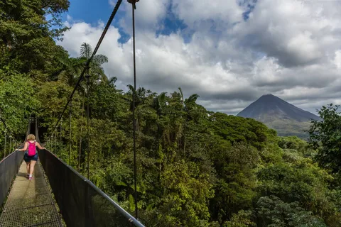 From La Fortuna: Mistico Arenal Hanging Bridges Park Tour