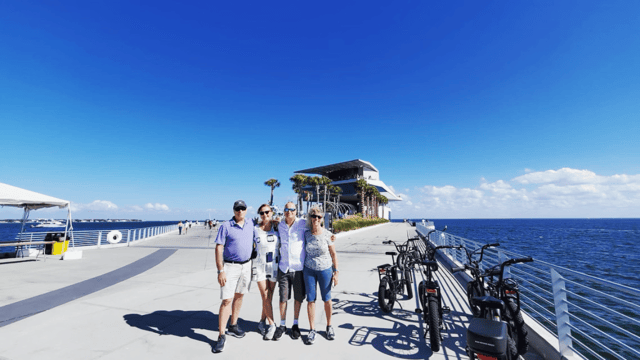 Visit St. Petersburg, FL Sightseeing & Murals Electric Bike Tour in St. Pete Beach