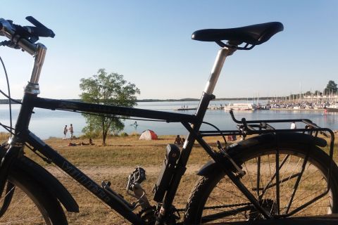 Von Markkleeberg aus: Stadthafen und Auensee Radtour