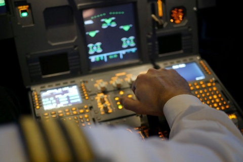 Hamburg: 1-uur durende Airbus A320 Flight Simulator privétour