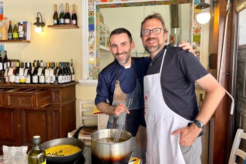Clase de elaboración de Arancino en Taormina