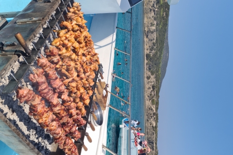Desde Polis: paseos en barco por la laguna azul con barbacoa tradicional