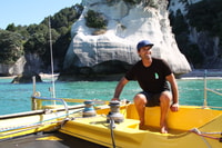 Whitianga, zeiltocht naar Cathedral Cove - Housity