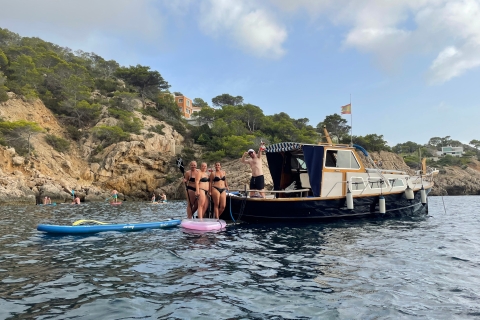 Ibiza: Clásico Alquiler de Barco de Día Completo o Medio DíaIbiza Alquiler de barco de día completo - San Antonio