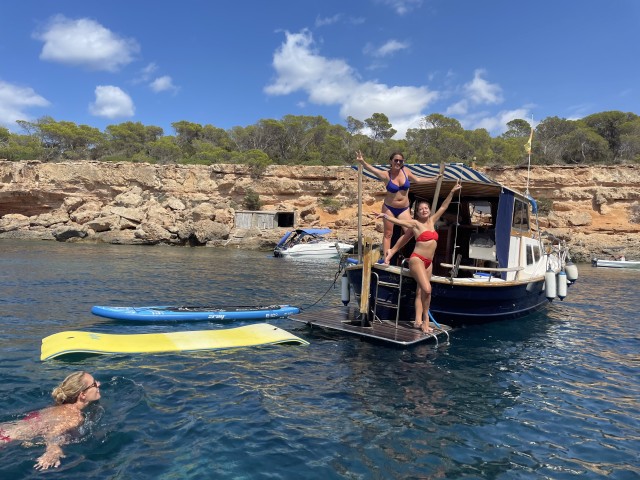 Visit Ibiza Classic Full or Half-Day Boat Charter in Ibiza