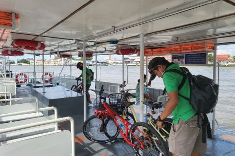 Bangkok: vita locale di mezza giornata e tour gastronomico in bicicletta con pranzo