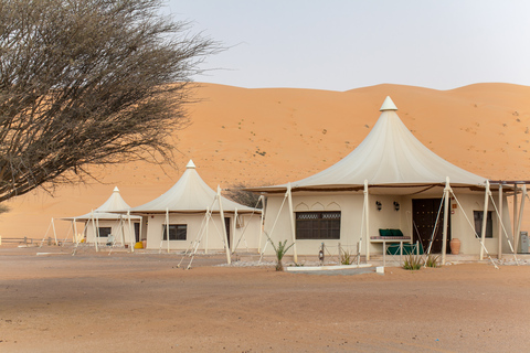 Desde Mascate: safari privado por el desierto con acampada durante la noche