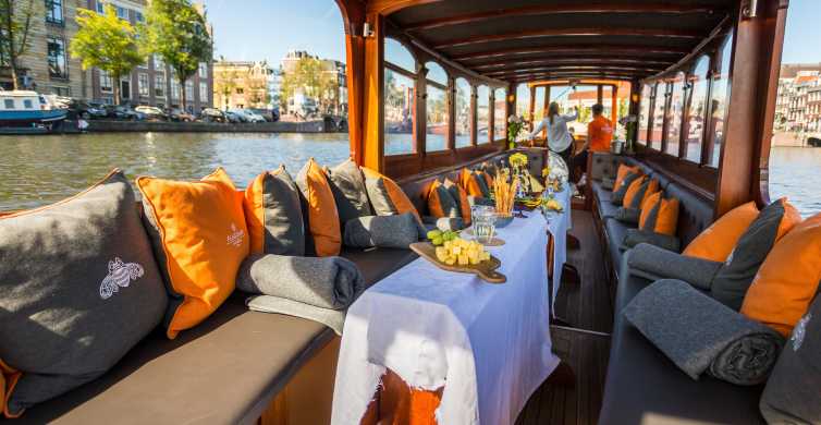 Amsterdam: Croazieră clasică cu vaporul cu brânză și vin