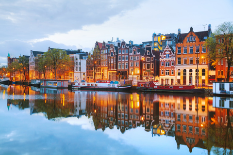 Amsterdam: Crucero Clásico en Barco con Opción de Queso y VinoPunto de encuentro en la estación central sin queso y bebidas