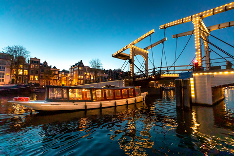 Amsterdam: Crucero Clásico en Barco con Opción de Queso y VinoPunto de encuentro en la estación central sin queso y bebidas