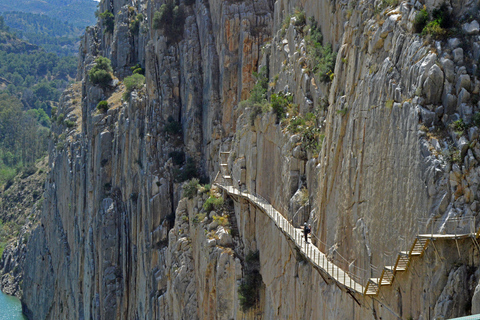 Da Malaga: tour privato del Caminito del Rey e del lago di nuoto