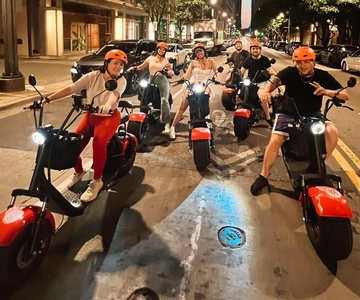 Dallas: Sunset Fat Tire E-Scooter Guided Tour